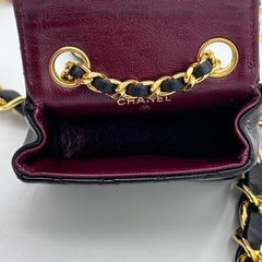 Chanel Charm Bag Chain Belt in Gold Metal and Leather, Circa 1990