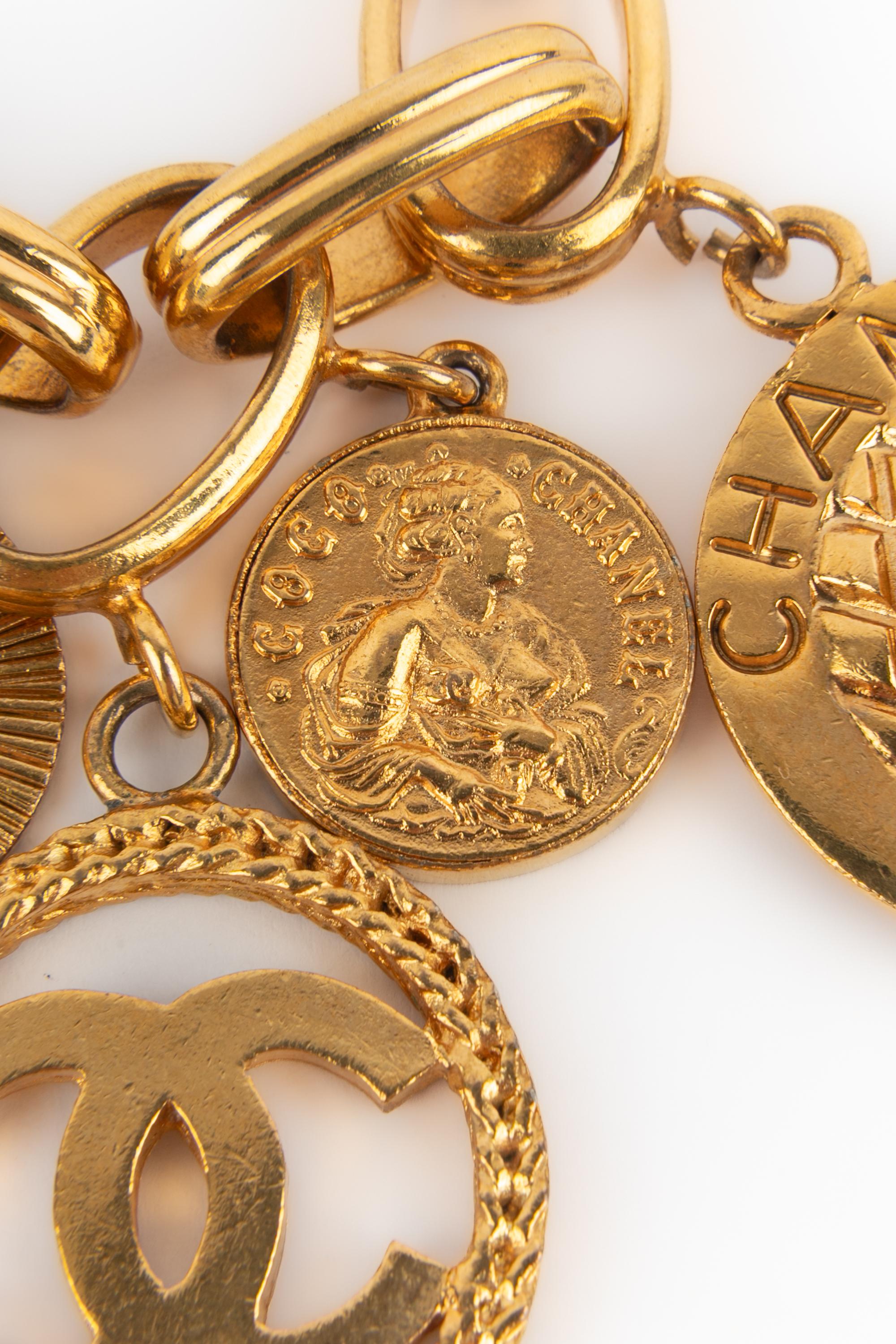 Chanel charm bracelet 1990s For Sale 1