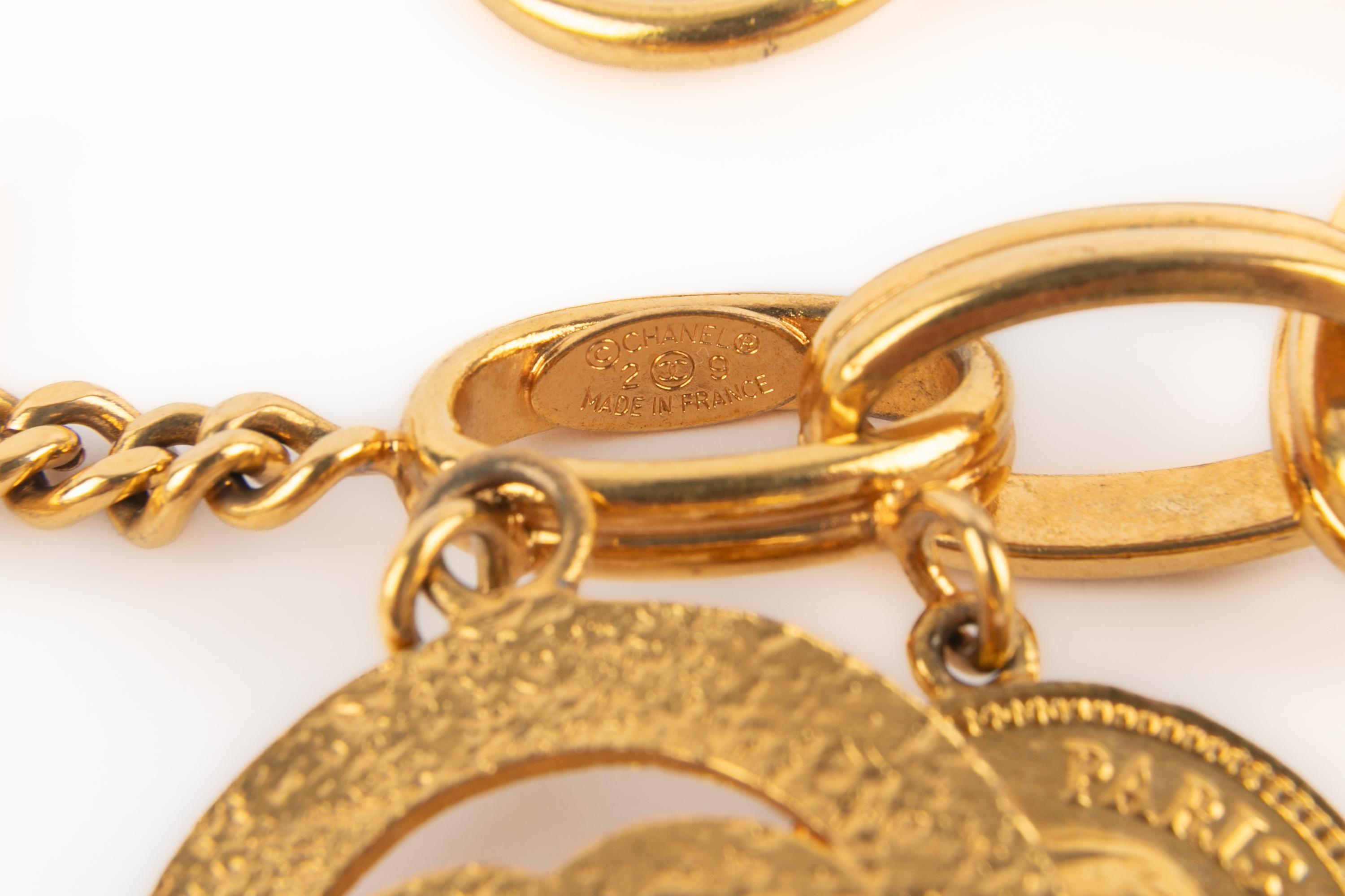 Chanel charm bracelet 1990s For Sale 4