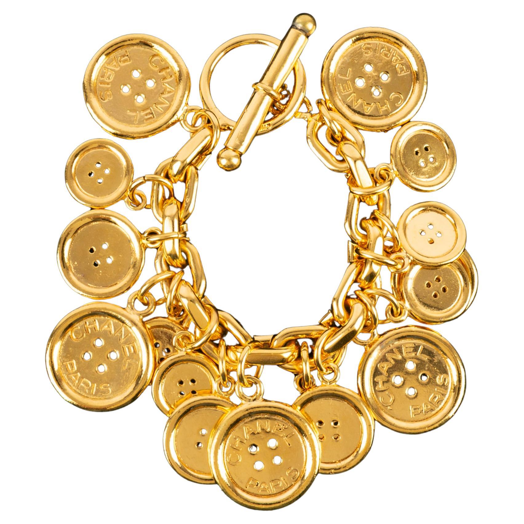 Chanel charm bracelet For Sale
