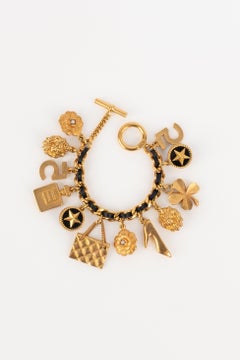 Chanel Charm Bracelet with Leather, 1993