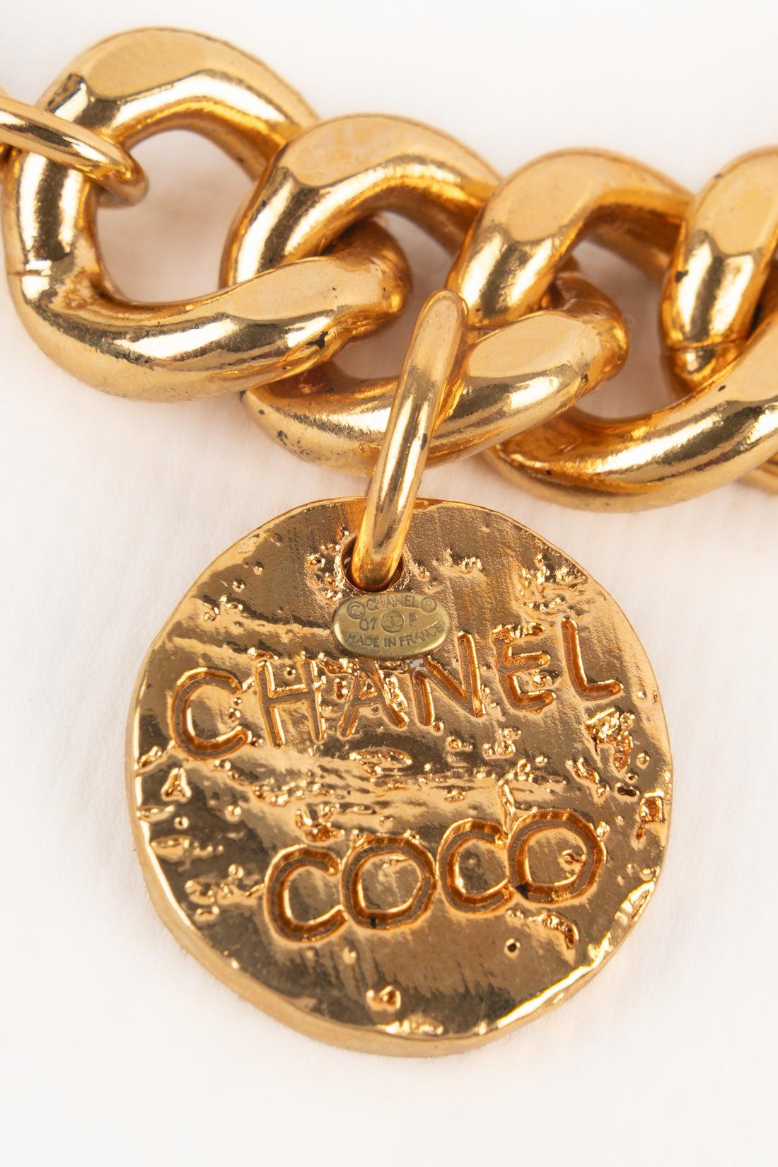 Women's Chanel Charm Golden Metal Bracelet, 2007