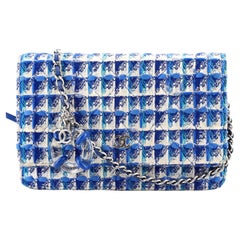 Chanel Charms Wallet on Chain Quilted Tweed