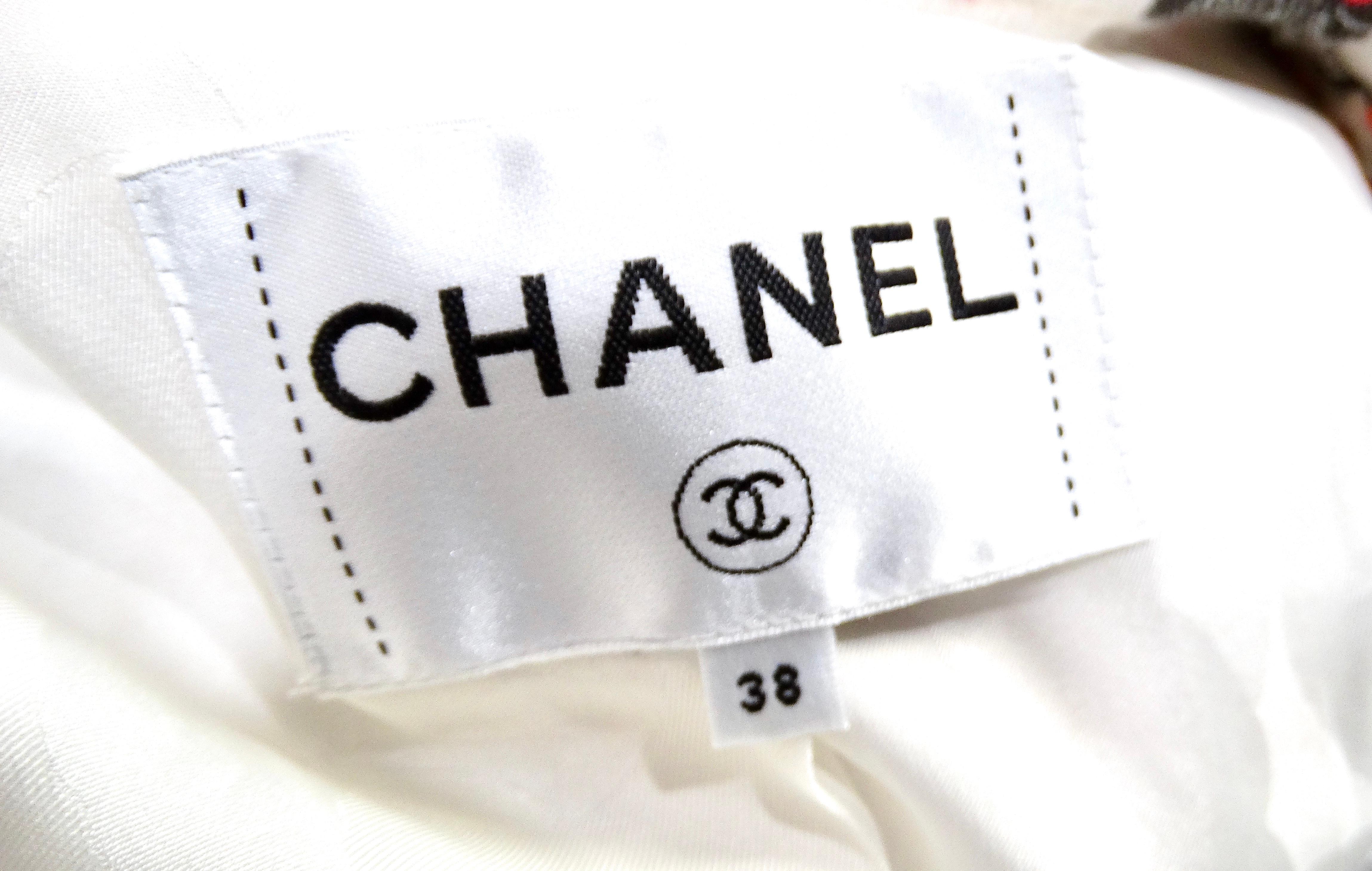 Chanel Giacca doppiopetto a scacchi in bouclè di tweed Tumpsuit 2020 in vendita 6