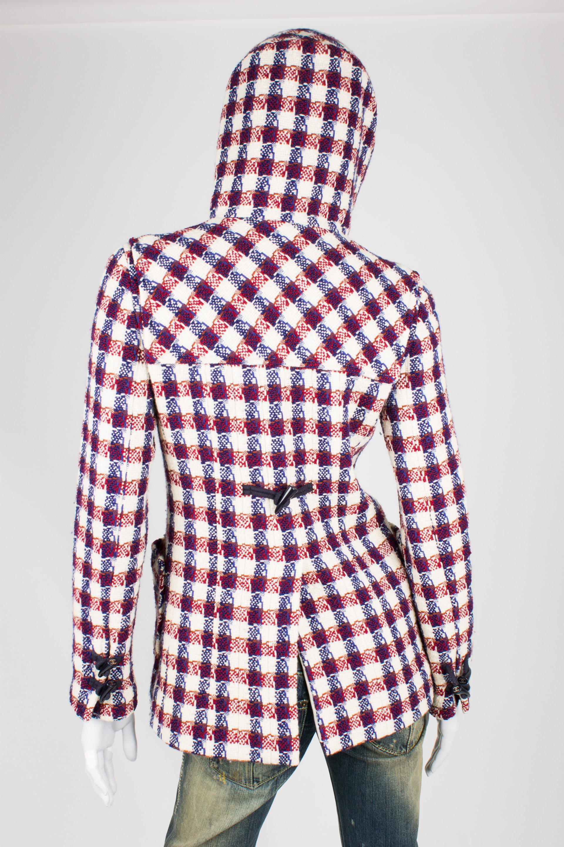 Chanel Checkered Jacket - red/white/blue 1
