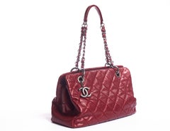 Chanel Cherry Red Caviar Shoulder Bag