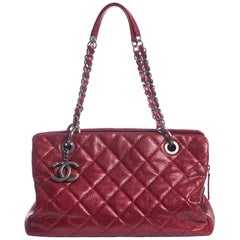 Chanel Cherry Red Caviar Shoulder Bag