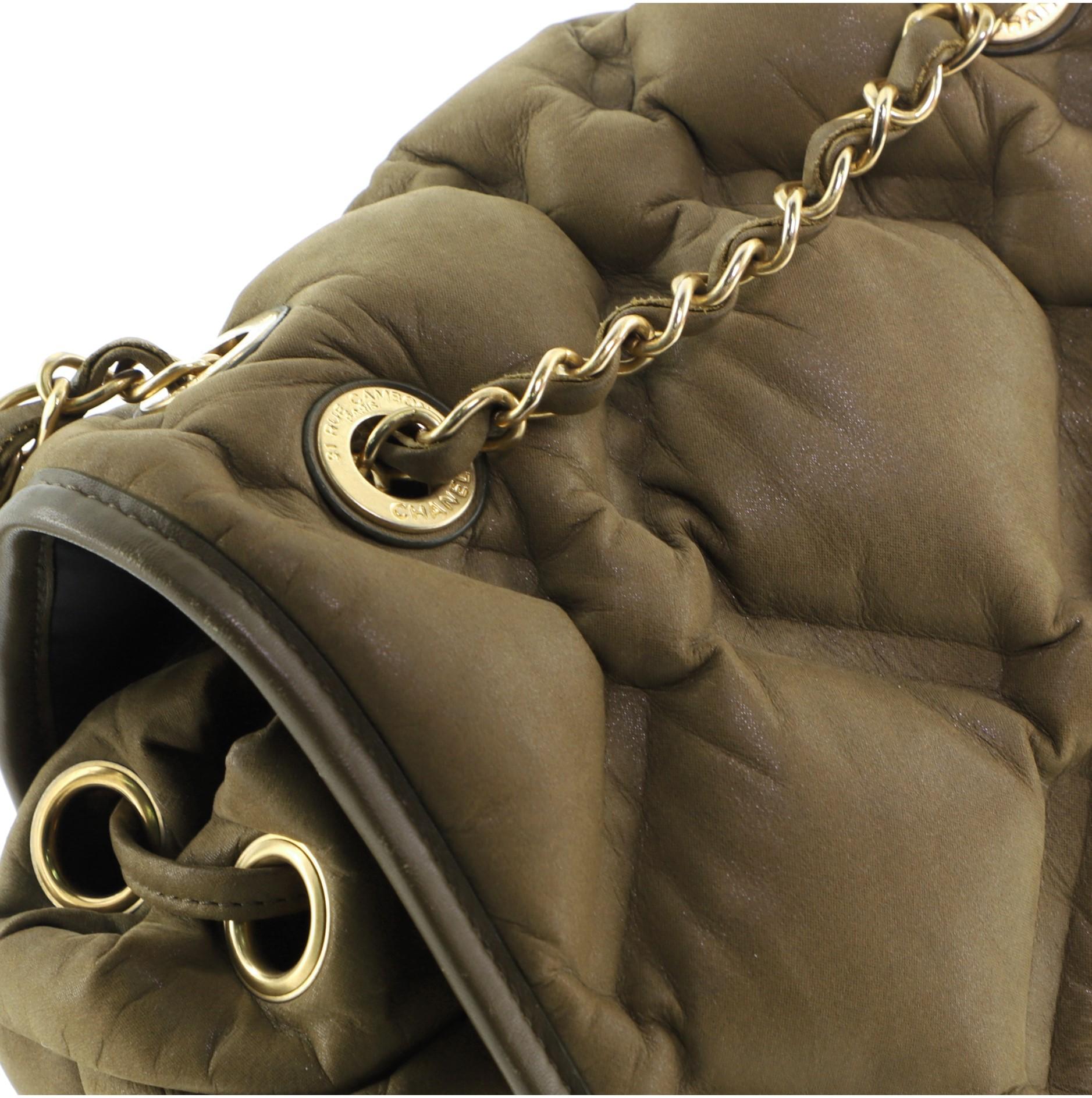 Women's Chanel Chesterfield Backpack Iridescent Calfskin Medium
