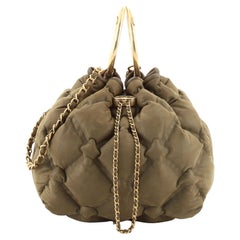 Chanel Chesterfield Bucket Bag Quilted Calfskin Medium