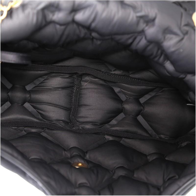 Women's or Men's Chanel Chesterfield Flap Bag Quilted Iridescent Calfskin Jumbo