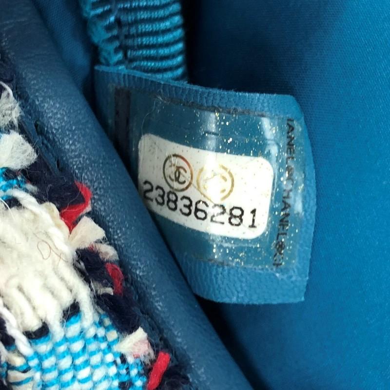 Chanel Chesterfield Flap Bag Tweed Maxi 2