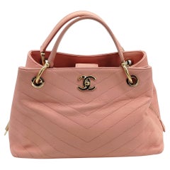 Chanel Chevron Chic Shopping Tote - '10s