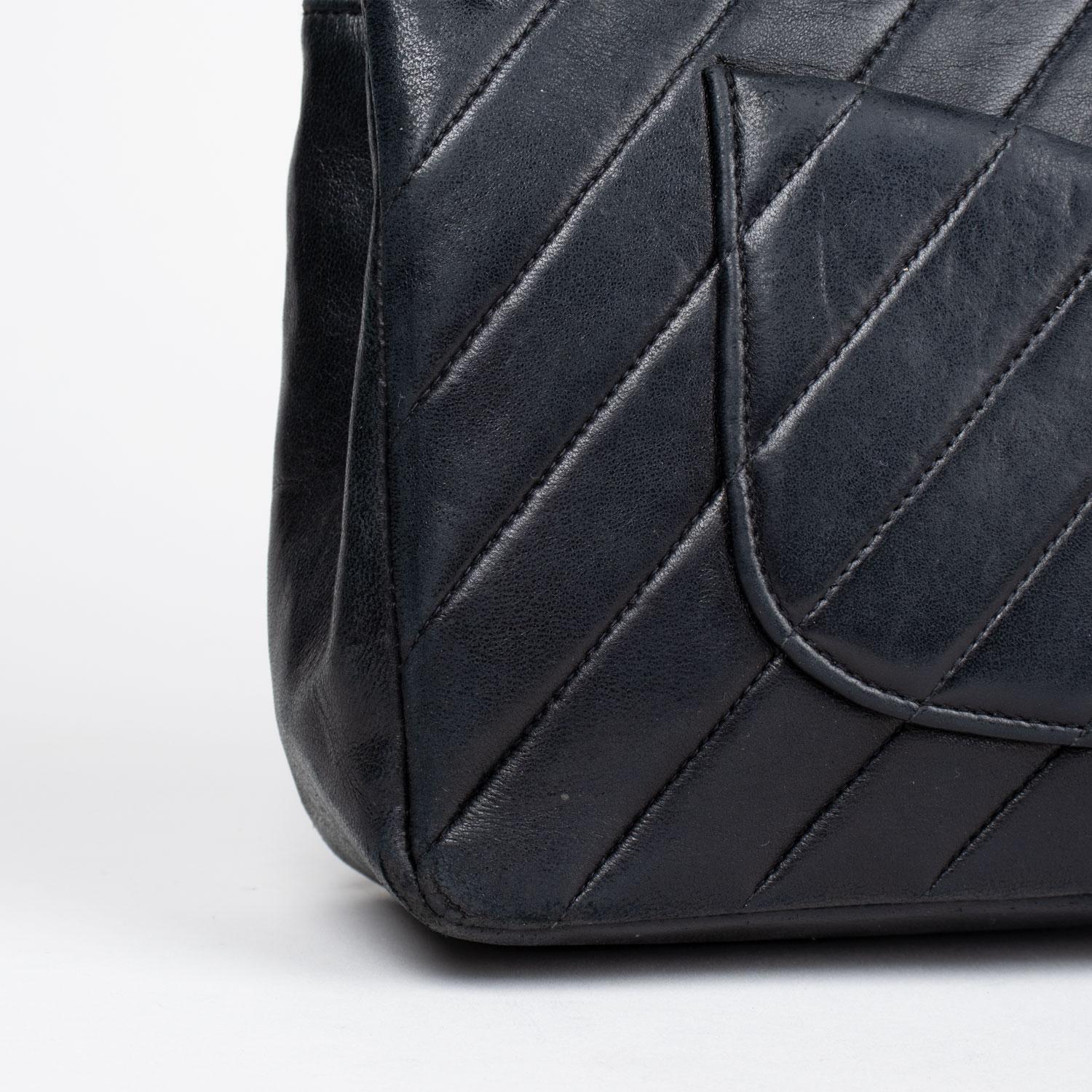 Chanel Chevron Medium Double Flap Bag For Sale 6