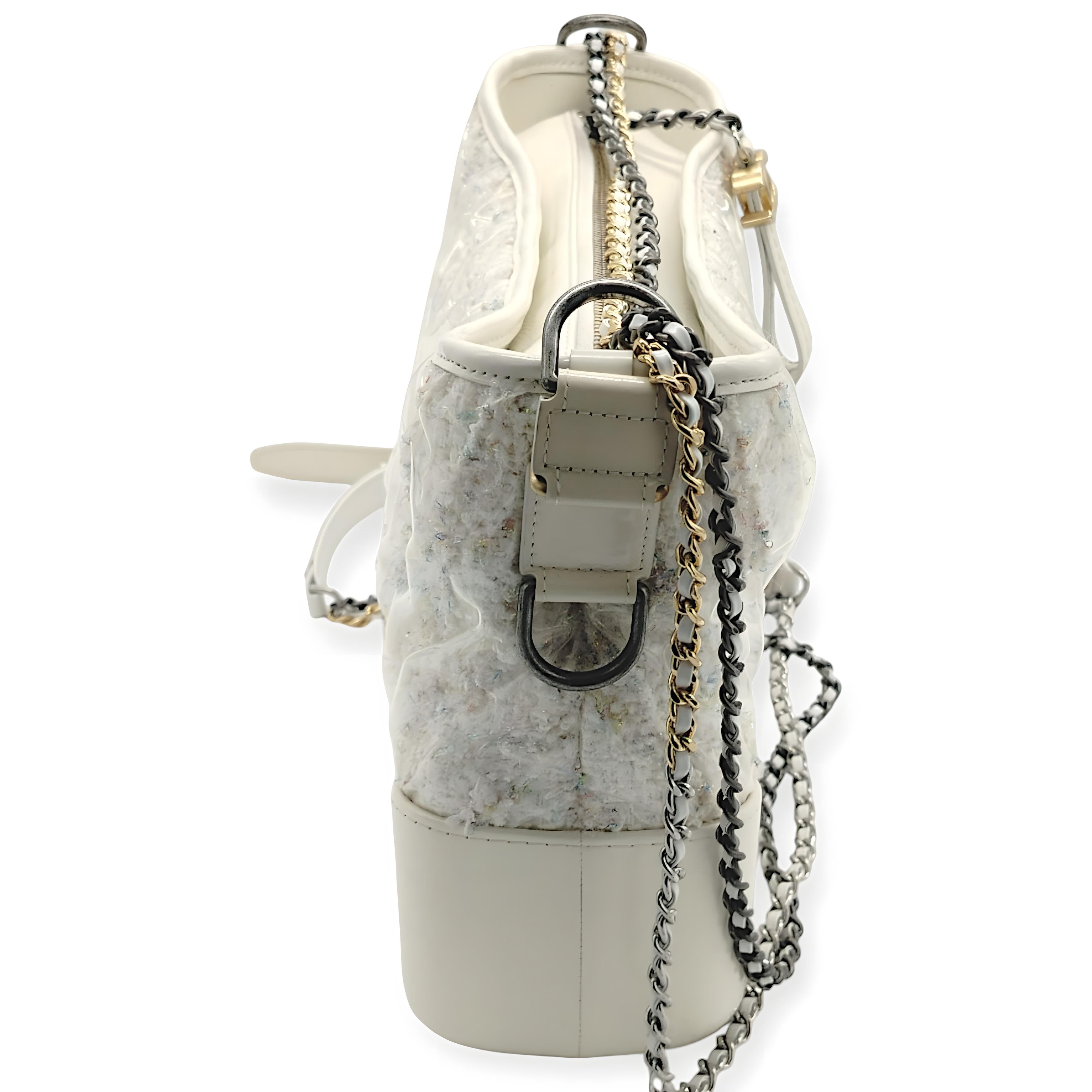 Chanel Chevron Tweed Gabrielle Bag - '10s In Good Condition In Milano, IT