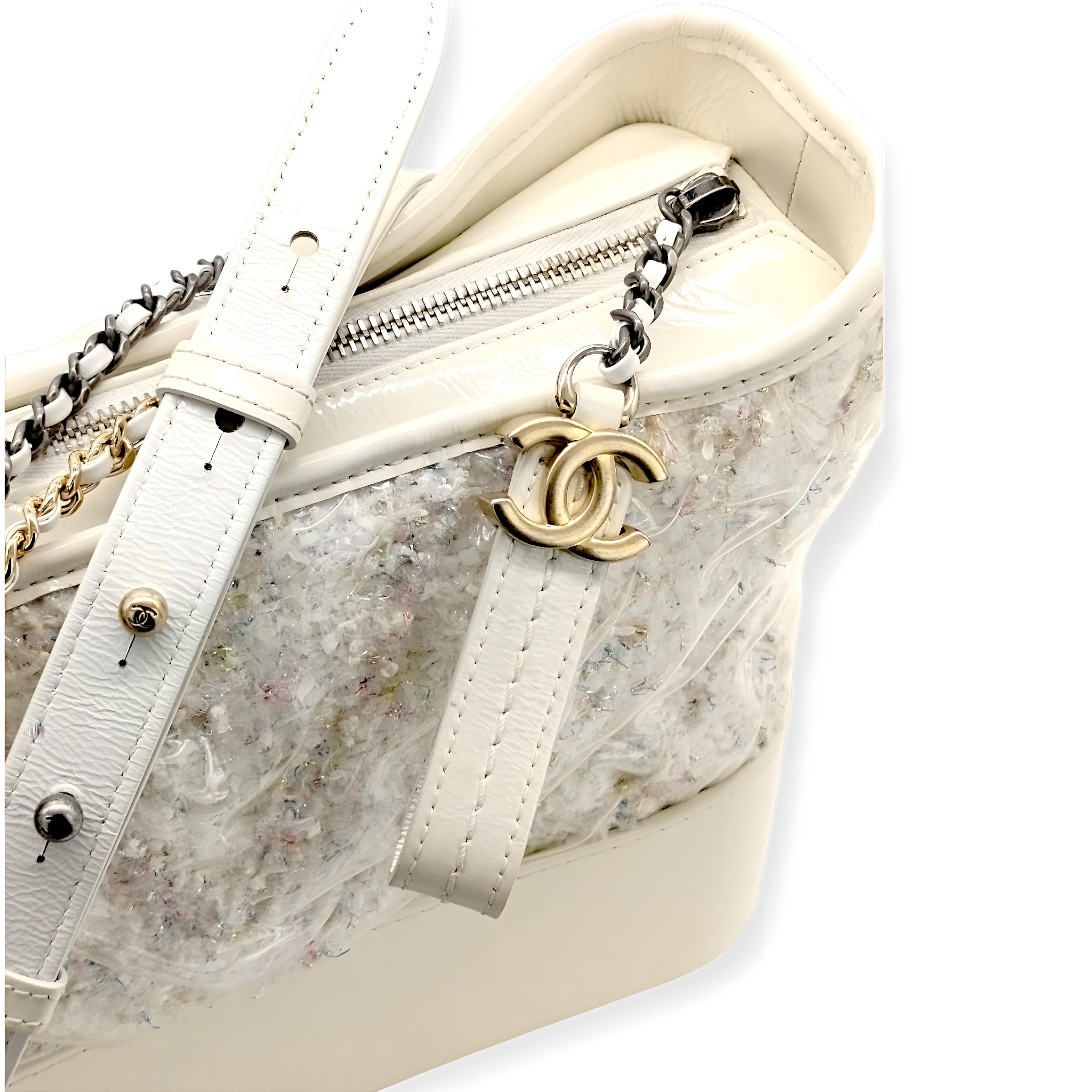 Women's Chanel Chevron Tweed Gabrielle Bag - '10s