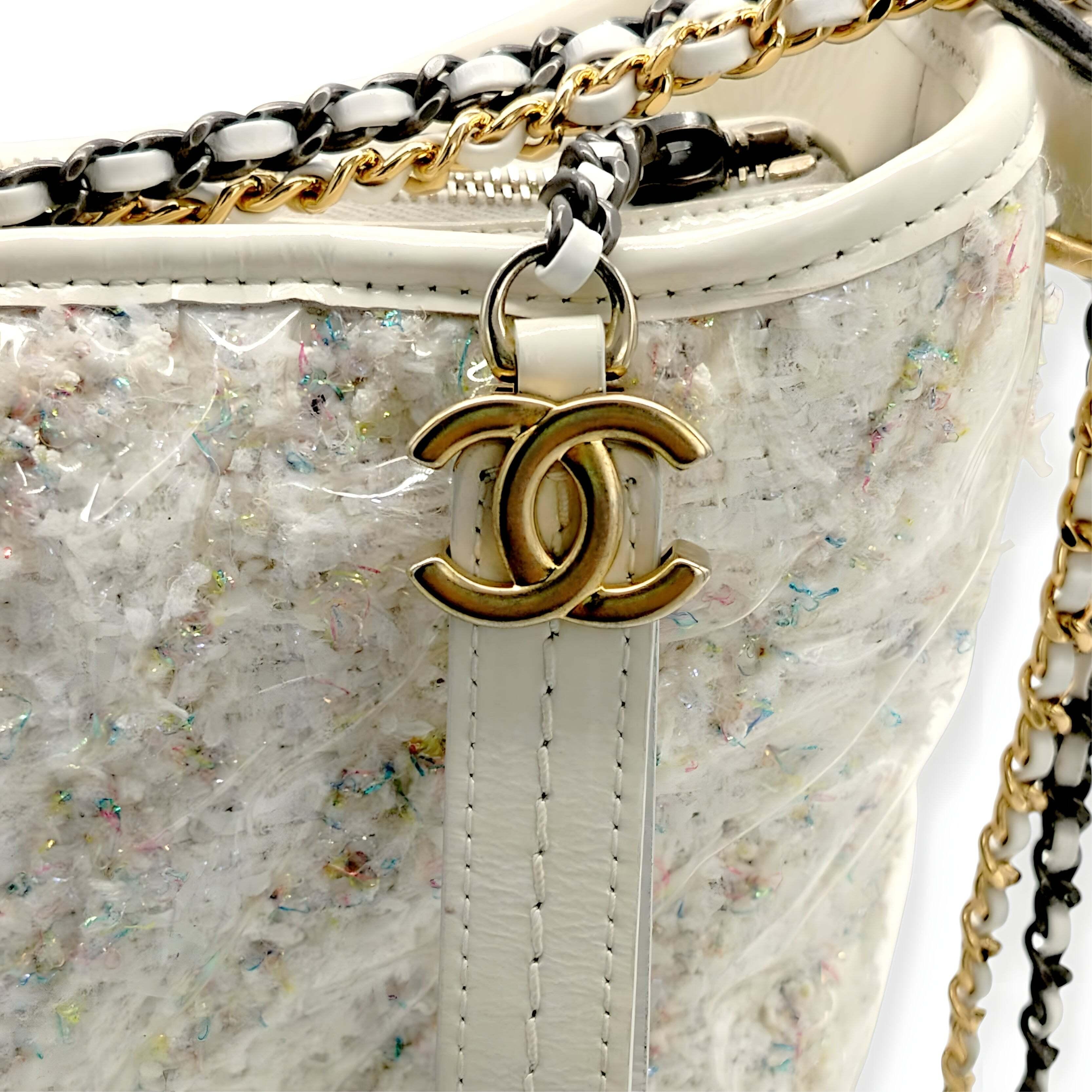 Chanel Chevron Tweed Gabrielle Bag - '10s 2