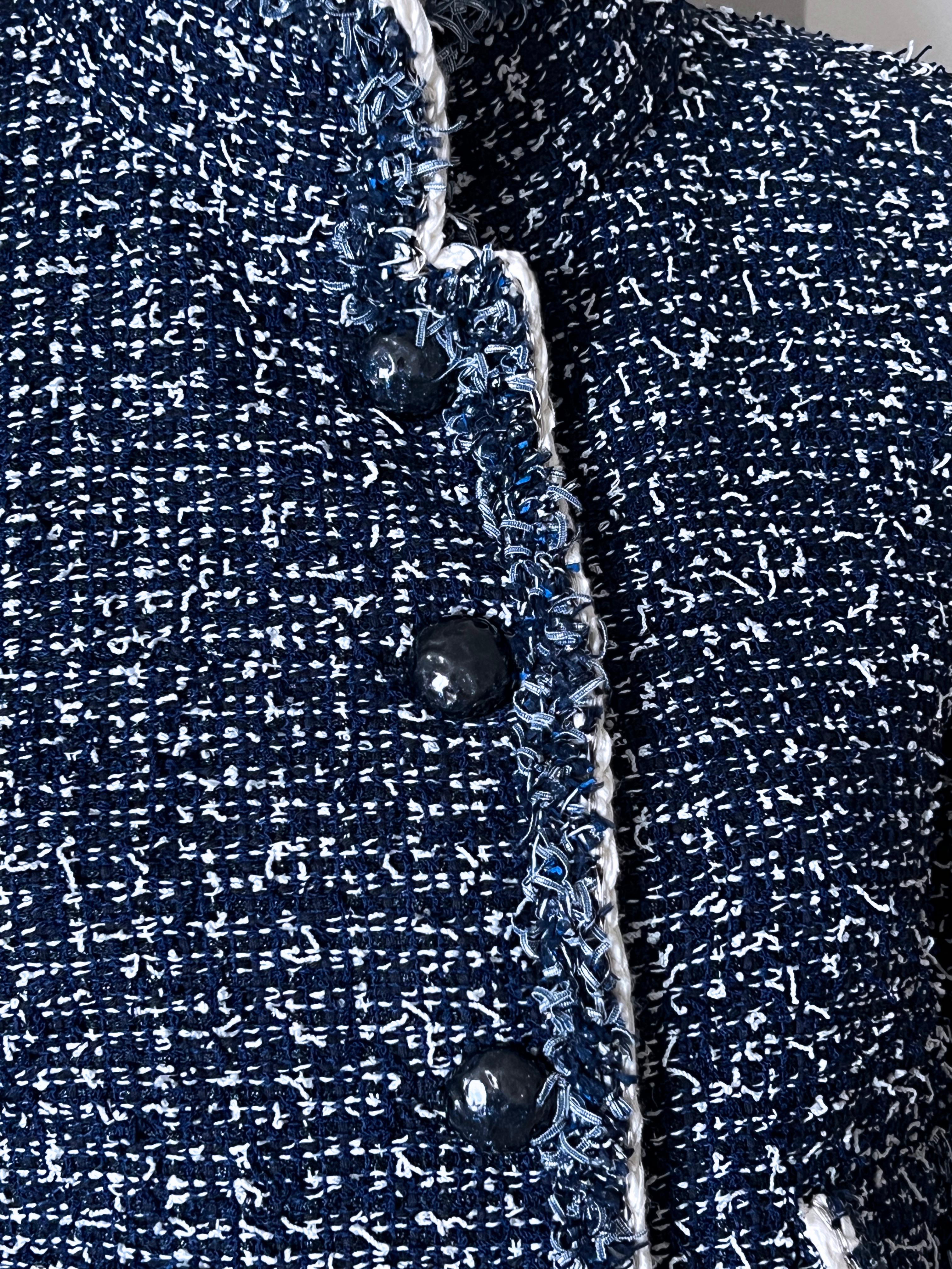 Chanel Chiara Ferragni Style CC Buttons Tweed Jacket 7