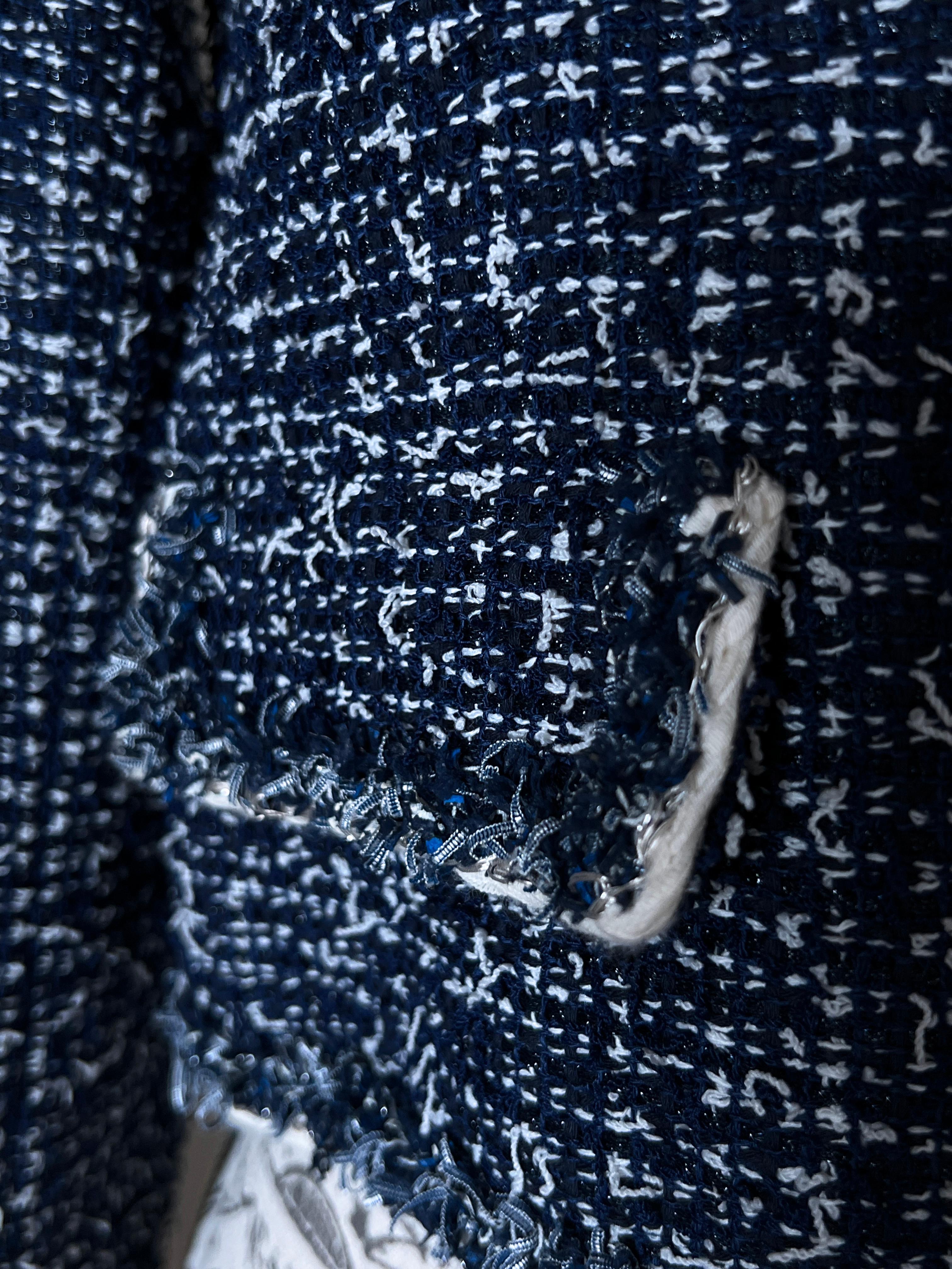 Chanel Chiara Ferragni Style CC Buttons Tweed Jacket 9