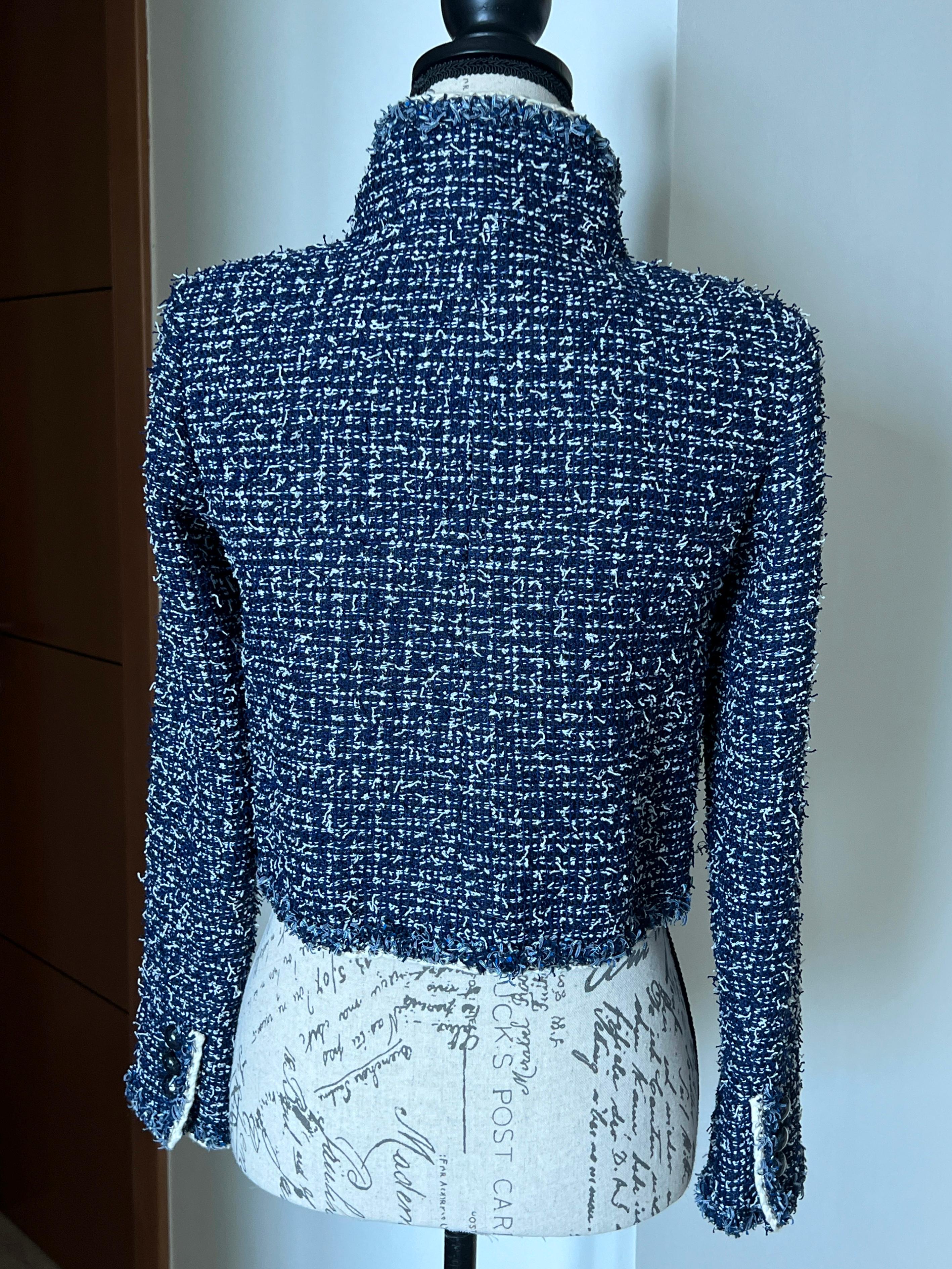 Chanel Chiara Ferragni Style CC Buttons Tweed Jacket 14