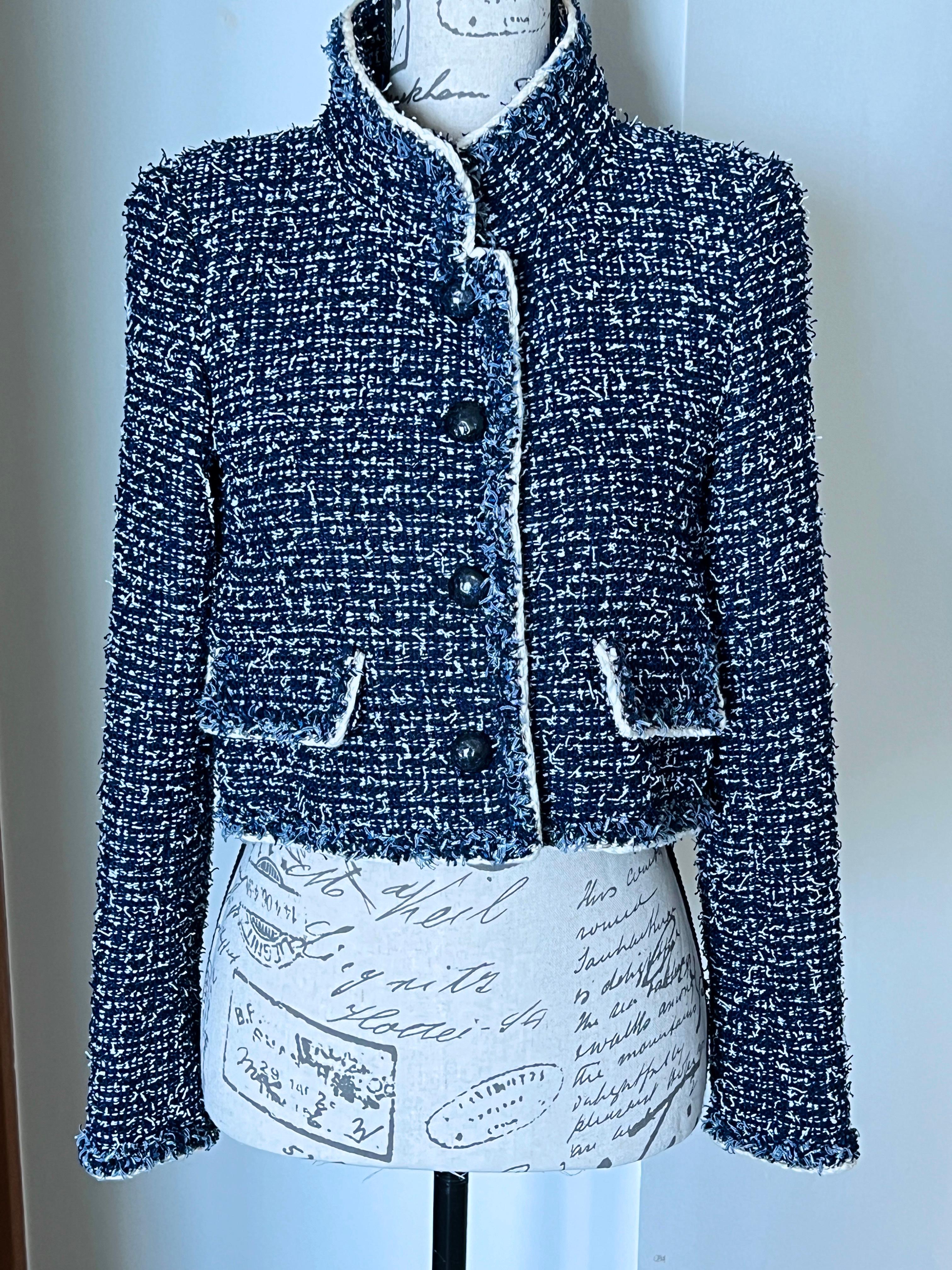 Chanel Chiara Ferragni Style CC Buttons Tweed Jacket 4