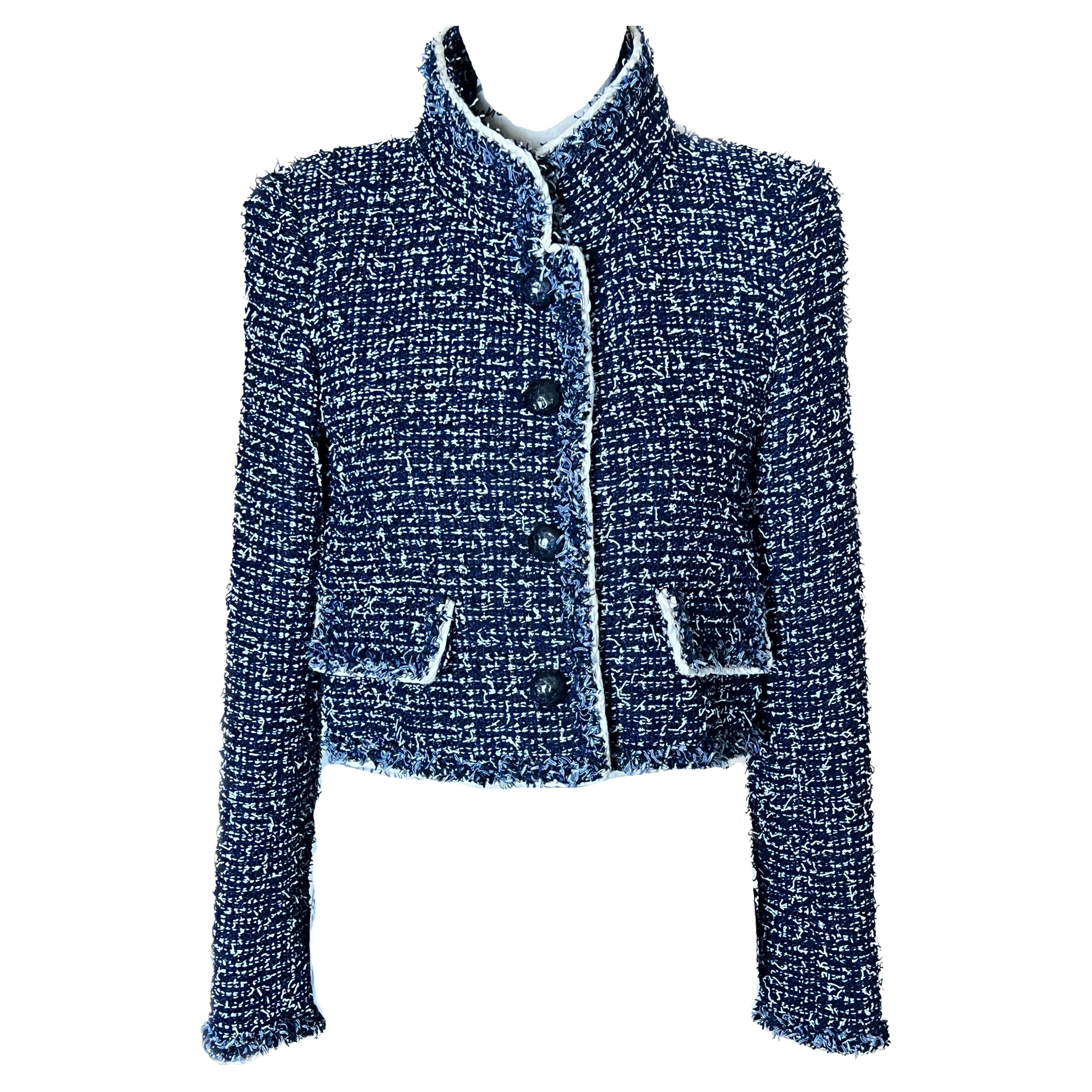 Chanel Chiara Ferragni Style CC Buttons Tweed Jacket