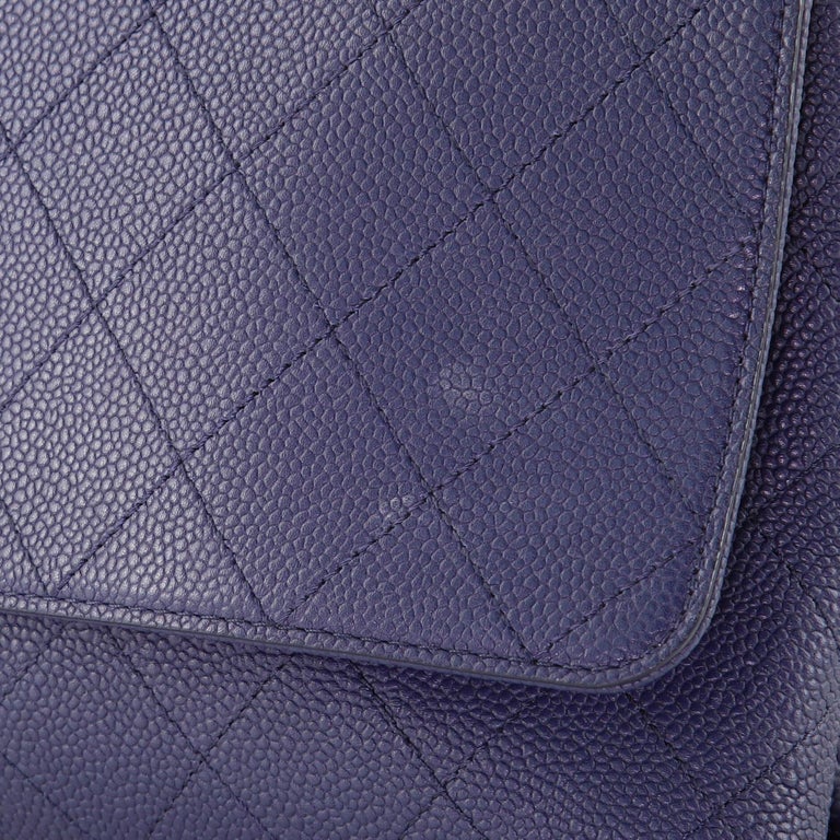 Chanel Chic Affinity Top Handle Bag Stitched Caviar Medium