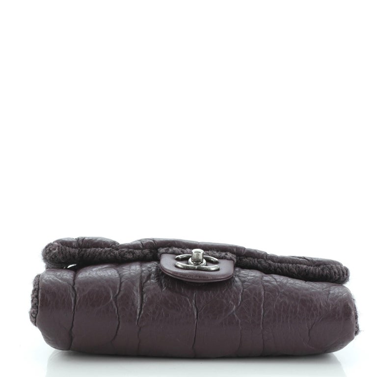 Chanel Chic Knit Flap Bag Sheepskin and Wool Mini