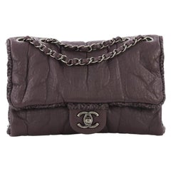 Chanel Chic Knit Flap Bag Sheepskin and Wool Mini