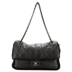 Chanel Chic Knit Flap Bag Sheepskin and Wool Small