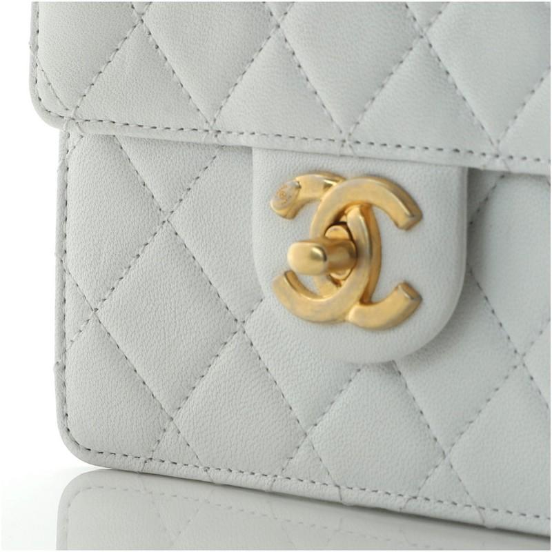 Chanel Chic Pearls Flap Bag Quilted Lambskin Mini In Good Condition In NY, NY