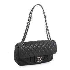 Chanel Chic Quilt Flap Bag Quilted Iridescent Calfskin Medium