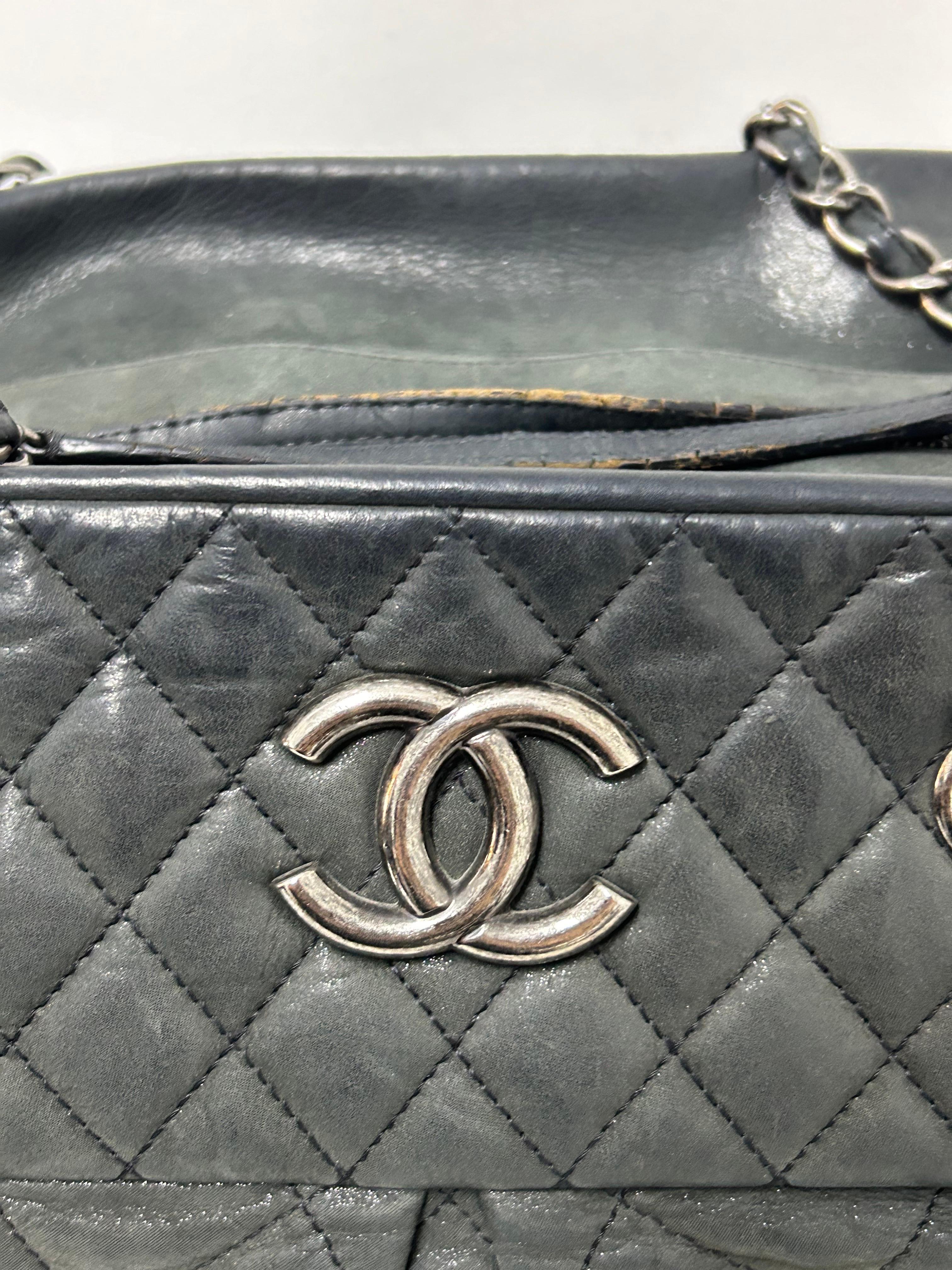 Chanel Chic Quilted Bowler Bag For Sale 5