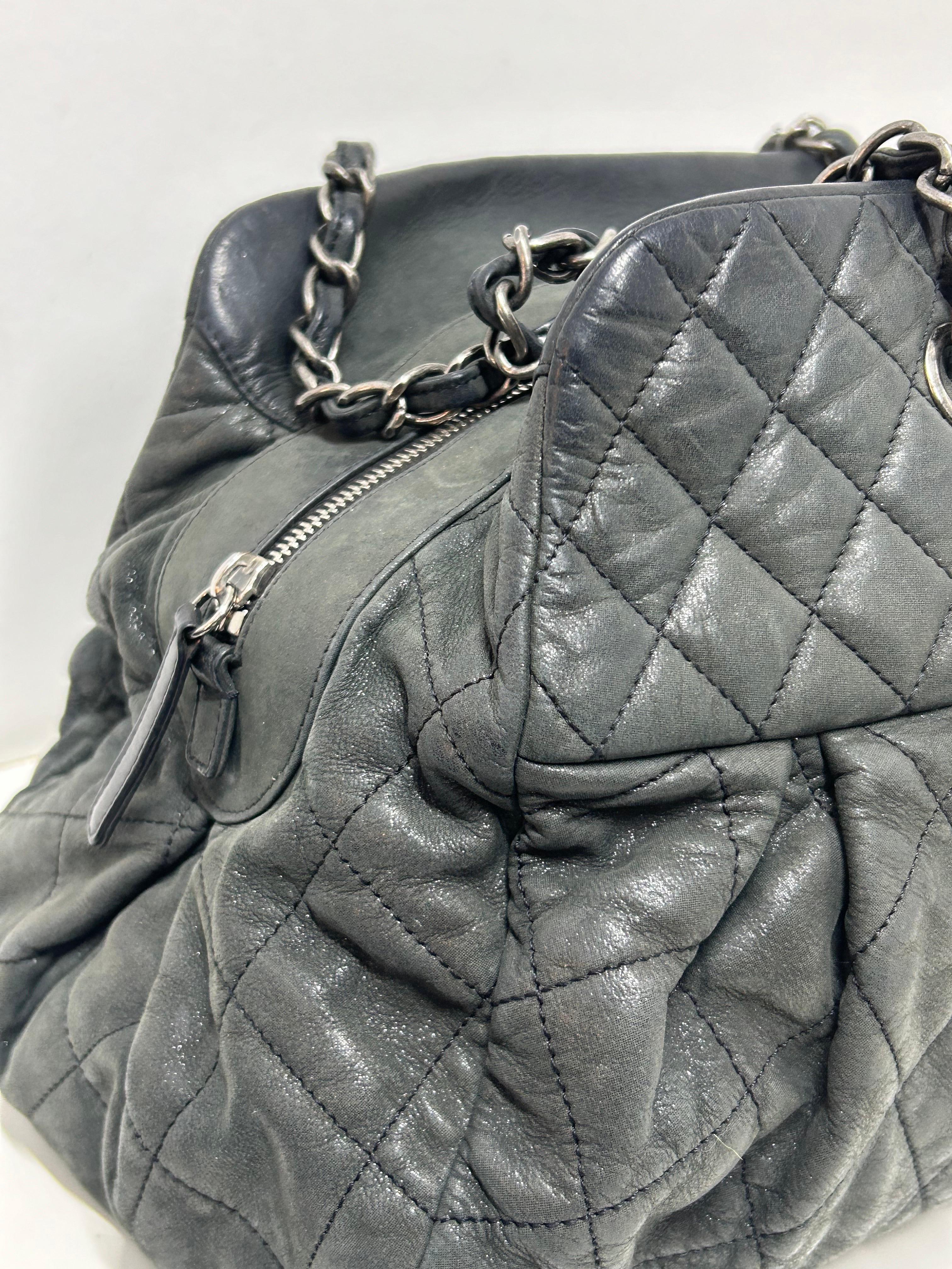 Chanel Chic Quilted Bowler Bag For Sale 7