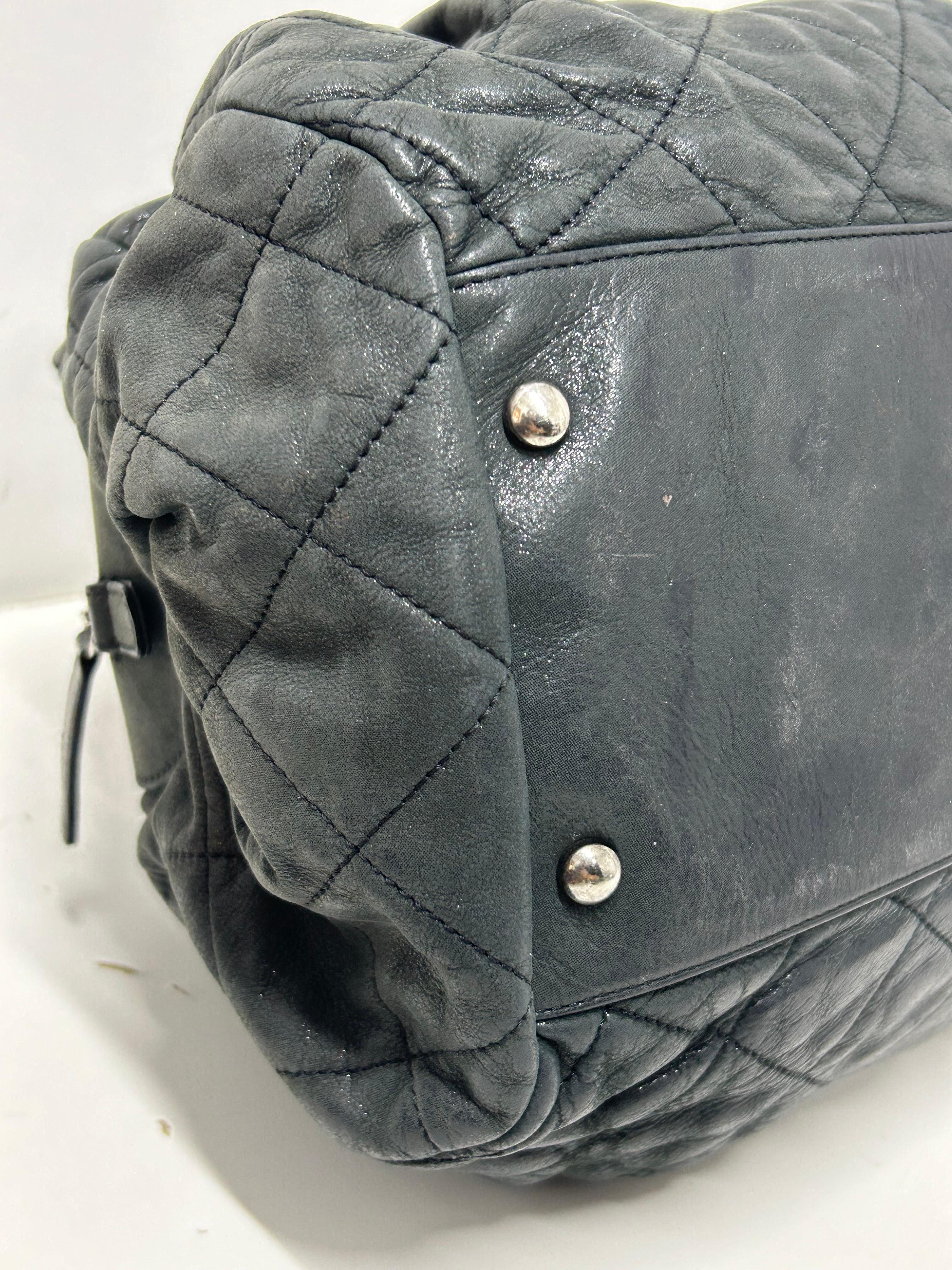 Chanel Chic Quilted Bowler Bag For Sale 10