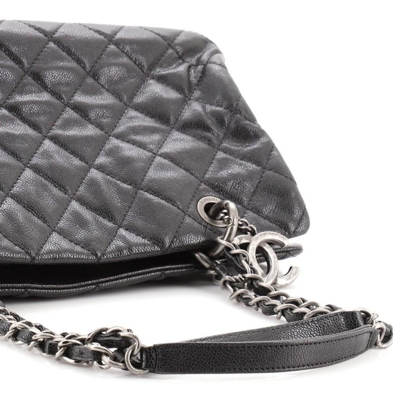 Chanel Chic Shopping Tote Quilted Caviar Small 3