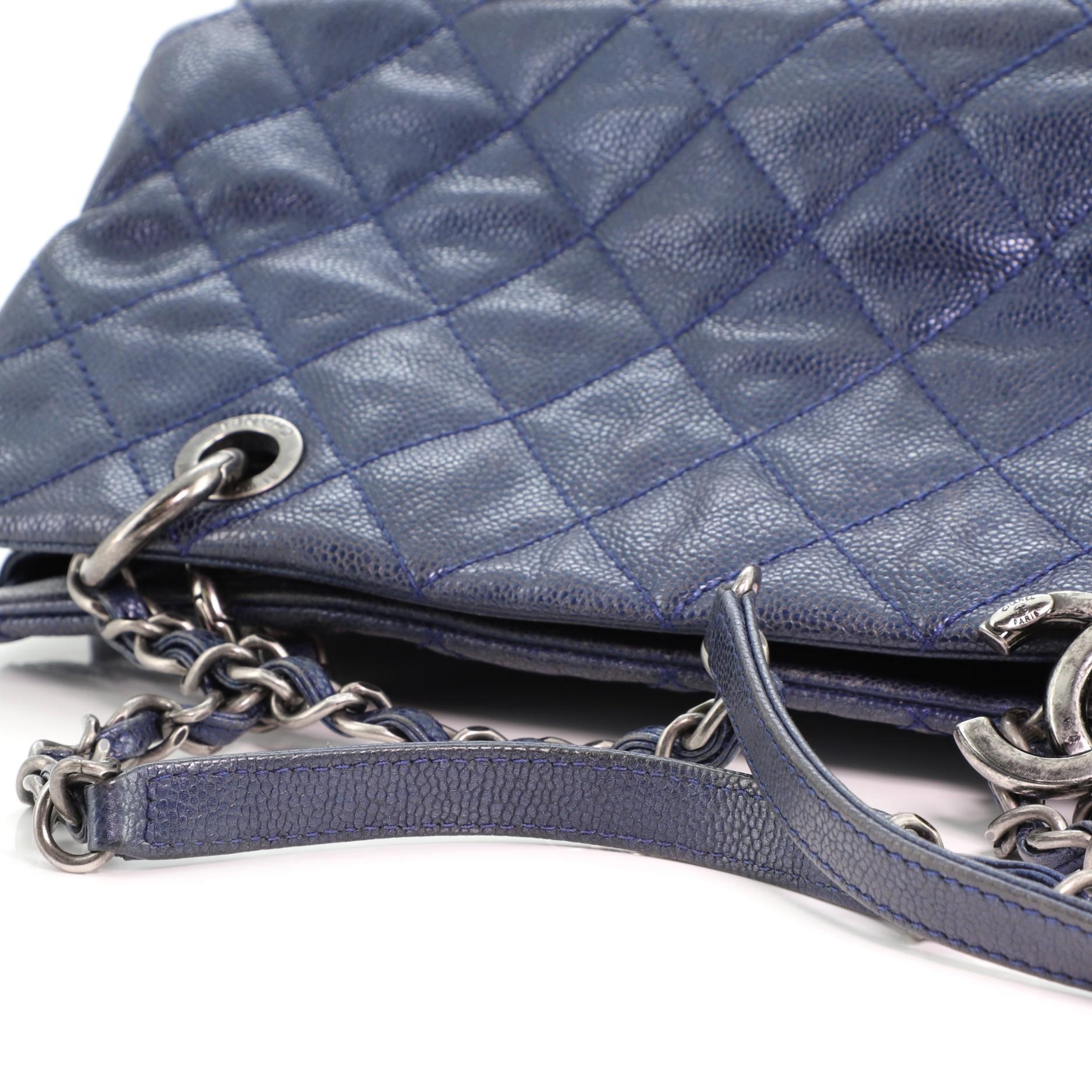 Chanel Chic Shopping Tote Quilted Caviar Small 3
