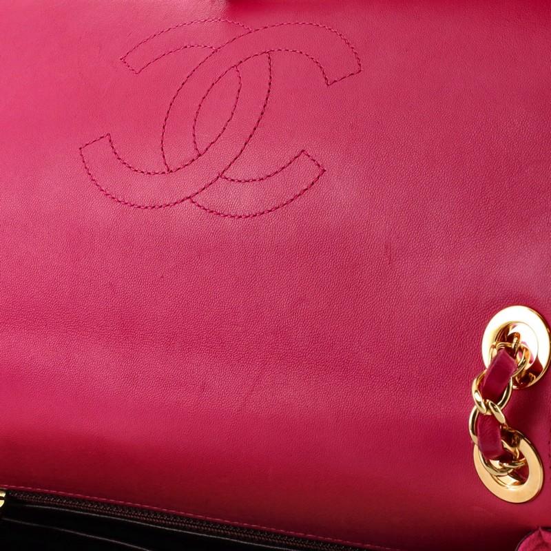 Chanel Chic With Me Flap Bag Quilted Jersey Large 2