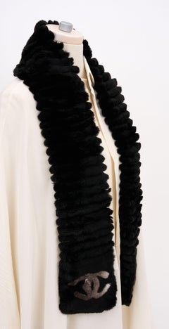 Chanel Chincilla Orylag CC Scarf