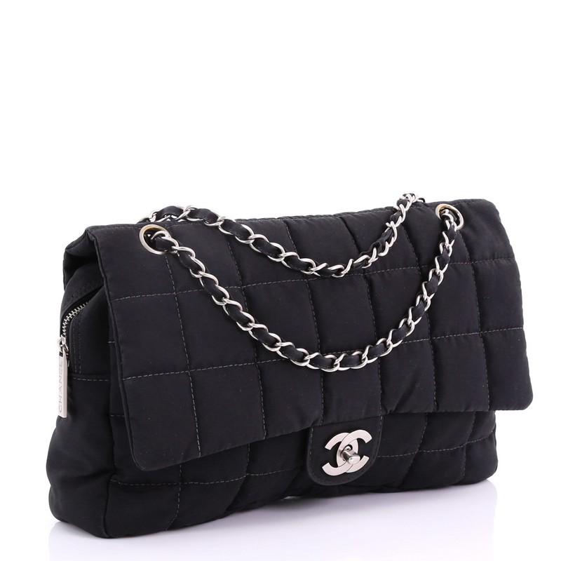 chanel nylon chocolate bar bag