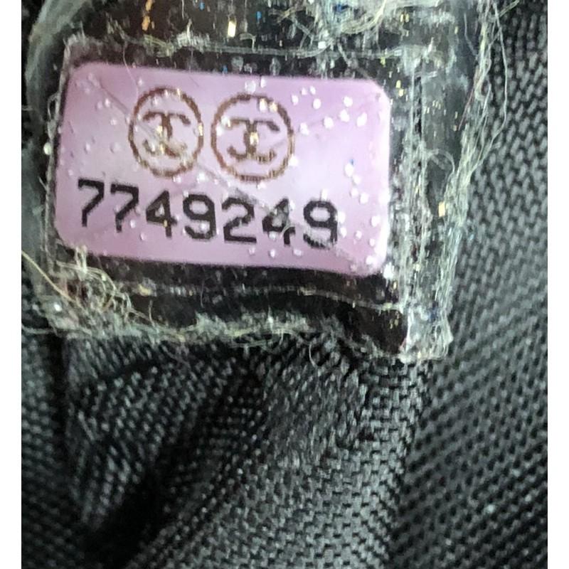 Chanel Chocolate Bar Camera Flap Bag Quilted Nylon Medium 1