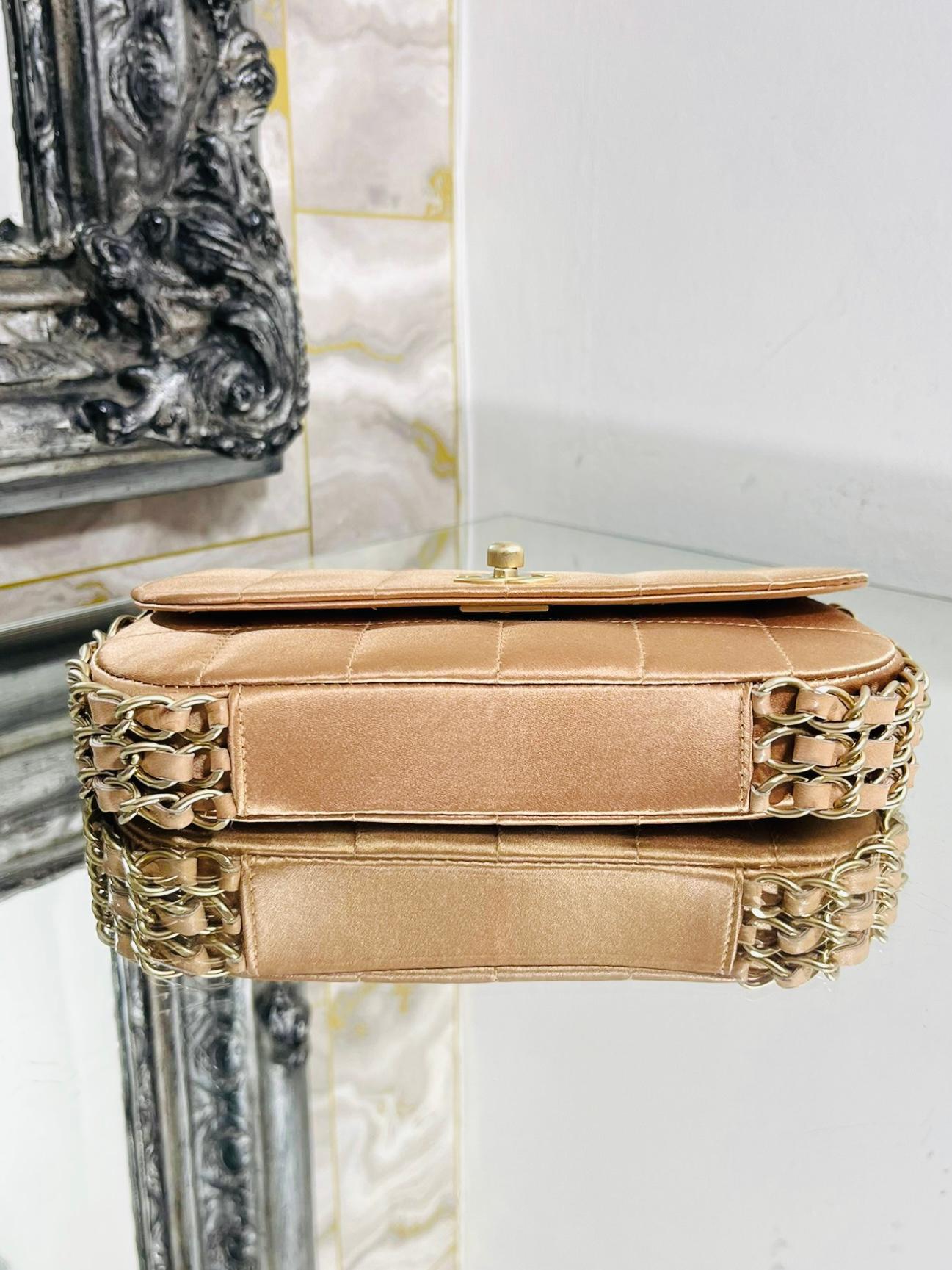 Women's Chanel Chocolate Bar Five Chain Flap Bag