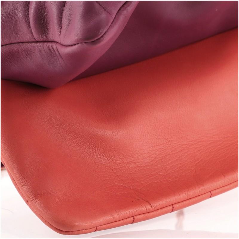 Chanel Chocolate Bar Multipocket Flap Bag Quilted Lambskin Medium 2