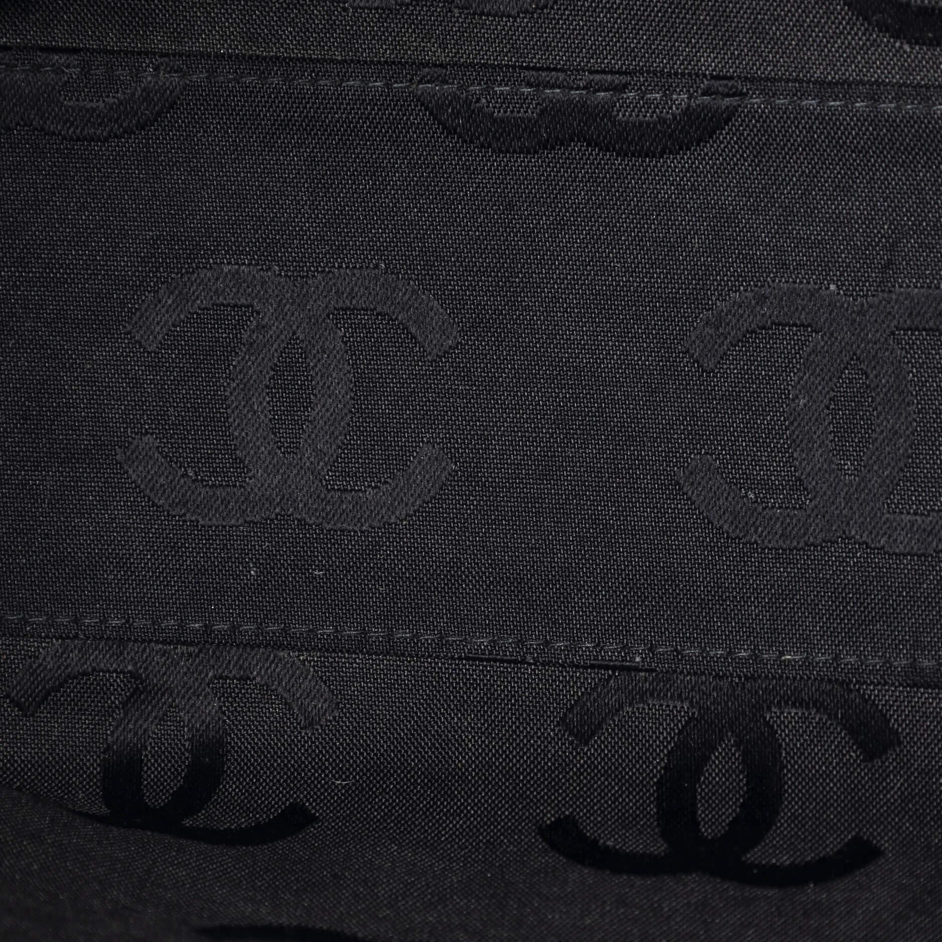 Chanel Chocolate Bar Tote Quilted Leather Small 1