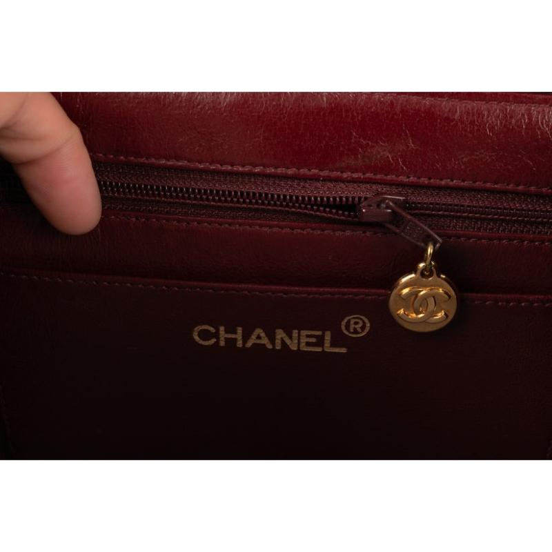 Chanel Chocolate Brown Quilted Leather Bag 7