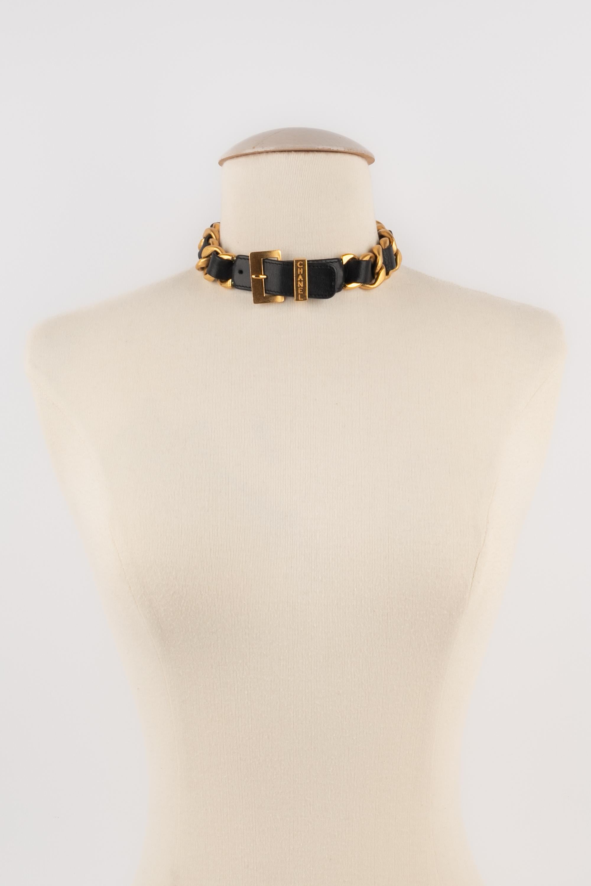 Chanel choker necklace 1993 In Excellent Condition For Sale In SAINT-OUEN-SUR-SEINE, FR