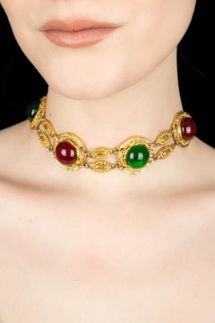 Chanel choker necklace by Goossens circa 1980