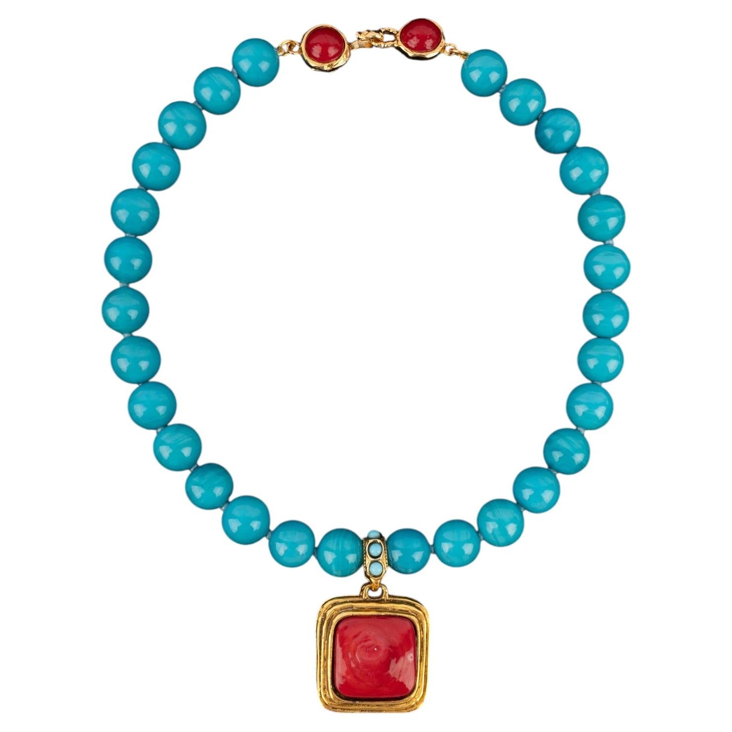 Chanel choker necklace by Karl Lagerfeld 1985-1990 For Sale