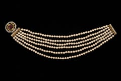 Chanel choker necklace by Karl Lagerfeld Haute Couture Fall-Winter 1986
