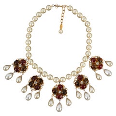 Chanel choker necklace by Karl Lagerfeld Haute Couture Fall-Winter 1988-1989