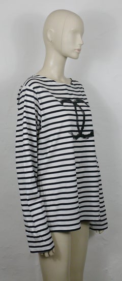 CHANEL Mariniere en coton en édition limitée de Noël 2008 VIP, Taille L